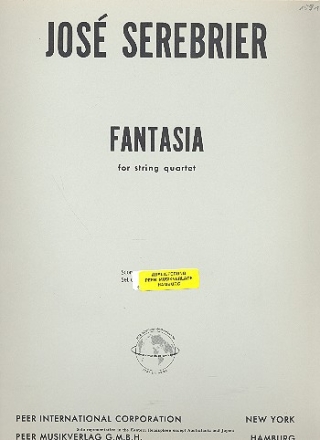 Fantasia for string quartet parts