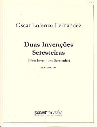 2 Inventions-Serenades for flute, clarinet and bassoon score