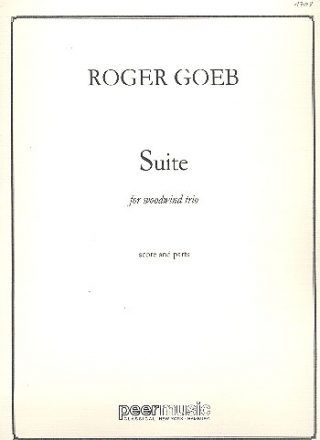 Suite for flute, clarinet and oboe score and parts