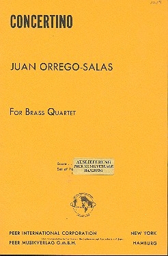 Concertino op.54 for trumpet, 2 horns in F und trombone study score