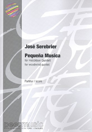 Pequena Musica for flute, oboe, clarinet, horn in F and bassoon score