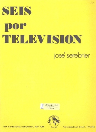 Seis por television for flute, oboe, clarinet, bassoon, horn in F and percussion score