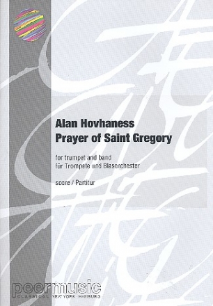 Prayer of Saint Gregory for trumpet band score