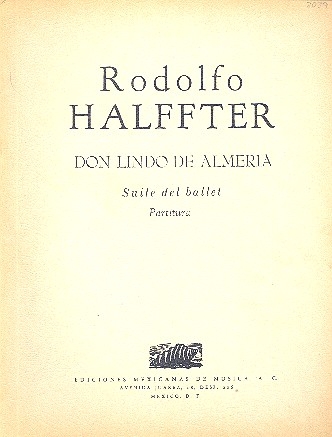 Don lindo de Almeria for string orchestra score