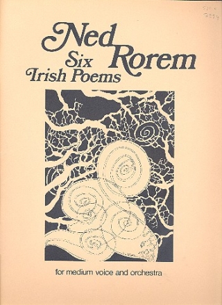 6 Irish Poems for medium voice and orchestra score