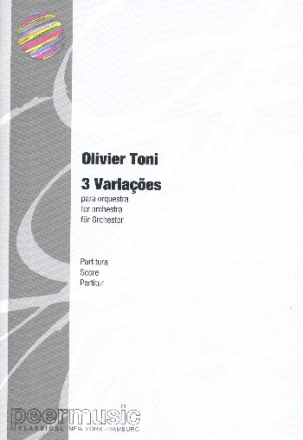 3 Variacoes fr Orchester Studienpartitur