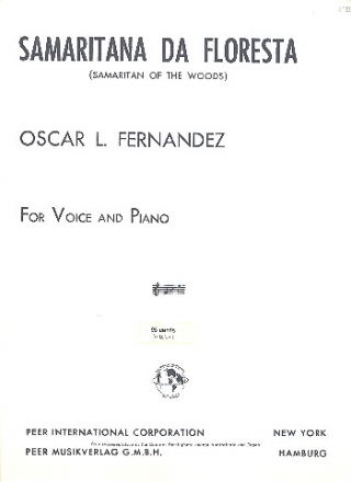 Samaritana da floresta for voice and piano