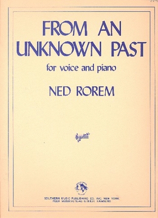 From an unknown Past for voice and piano