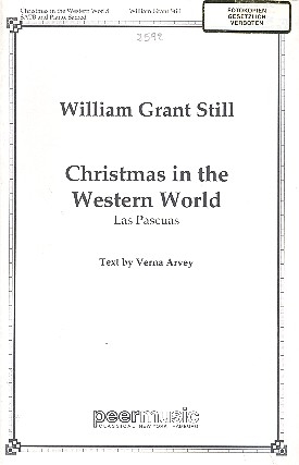 Christmas in the Western World for mixed chorus and piano score