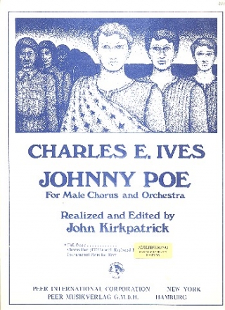 Johnny Poe Male chorus and orchestra score