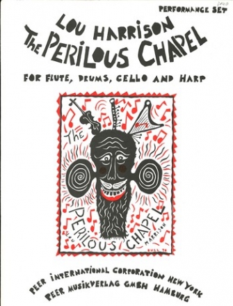 The perilous Chapel for flute, drums, cello and harp score and harps