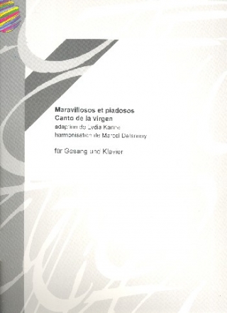 Maravillosos et piadosos - Canto de la Virgen -  pour chant et piano