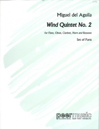 Wind Quintet No.2 for flute, oboe, clarinet, horn and bassoon parts