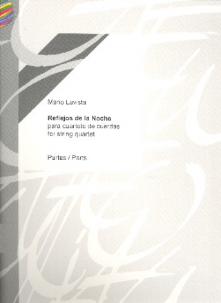 Reflejos de la noche for string quartet parts