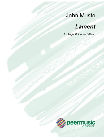 Lament for high voice and piano Gesang und Klavier