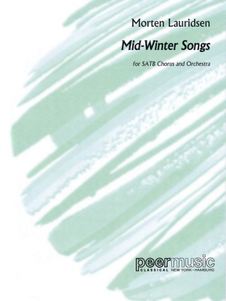 Mid-Winter Songs on Poems for chorus and orchestra score