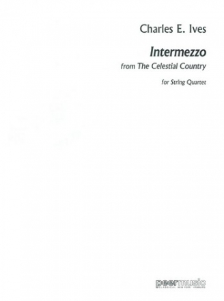 Intermezzo from 'The Celestial Country' for string quartet score and parts