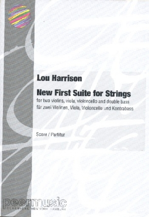 New first suite for strings for string orchestra score