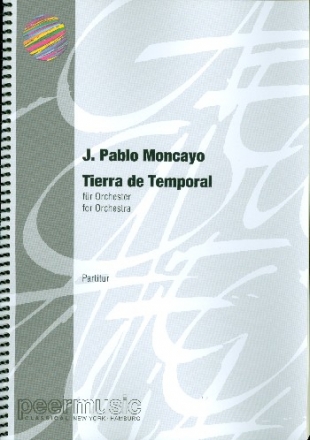 Tierra de Temporal fr Symphonieorchester Partitur