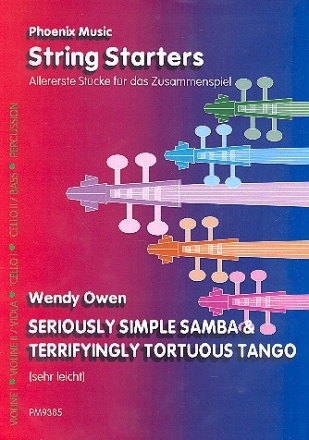 Seriously simple Samba  und Terrifyingly Tortuous Tango fr Streicher Partitur und Stimmen