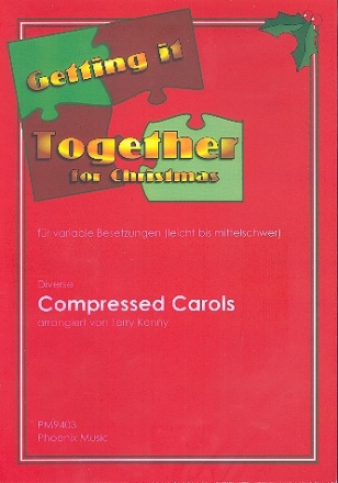 Compressed Carols fr variable Besetzung Partitur und Stimmen