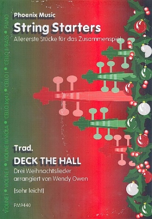 Deck the Hall fr Streicher ( sehr leicht ) Partitur und Stimmen