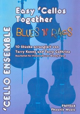 Blues 'n' Rags fr 4 Violoncelli ( Ensemble) Partitur und Stimmen