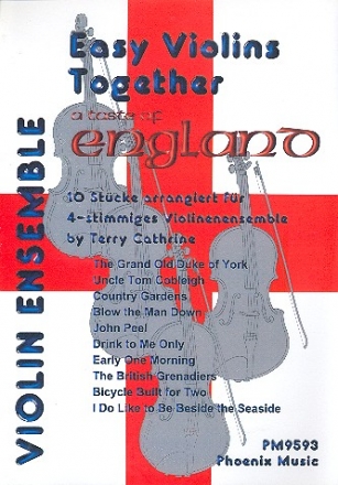 A Taste of England fr 4 Violinen ( Ensemble) Partitur und Stimmen