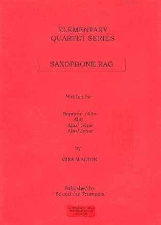 Saxophone Rag for 4 saxophones