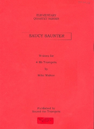 Saucy saunter for 4 trumpets