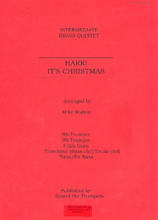 Hark! it's christmas for brass quintet