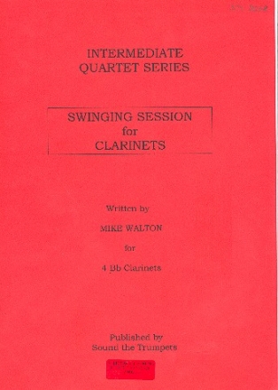 Swinging Session for 4 clarinets score and parts