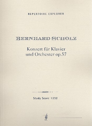 Konzert op.57 fr Klavier und Orchester Studienpartitur