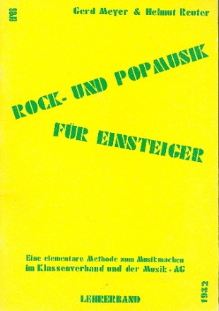 Rock- und Popmusik fr Einsteiger fr Schulorchester Lehrerband