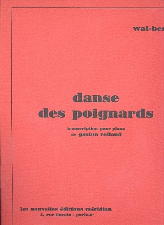 Danse des Poignards pour piano