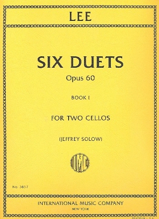 6 Duets op.60 vol.1 (nos.1-3) for 2 cellos score