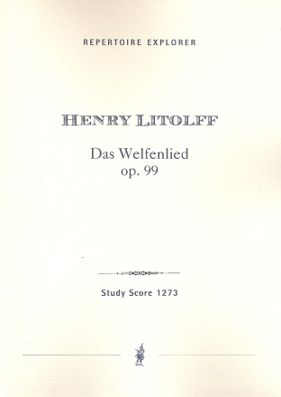 Das Welfenlied op.99: fr Orchester Studienpartitur