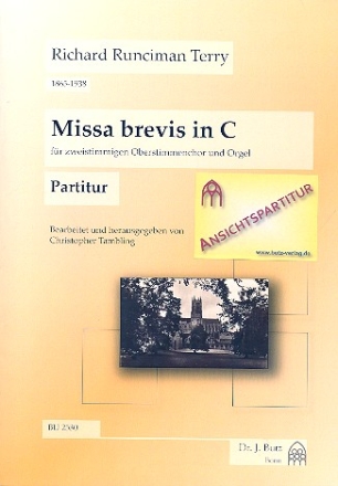 Missa brevis in C fr Frauenchor (Kinderchor) und Orgel Partitur