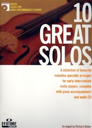 10 great Solos (+CD) for violin and piano