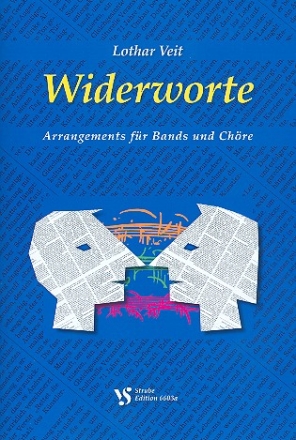 Widerworte fr Gesang/Chor und Band Klavier-Partitur / Begleitbuch