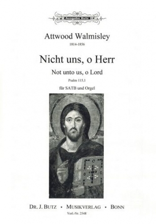 Nicht uns o Herr fr gem Chor und Orgel Partitur (dt/en)