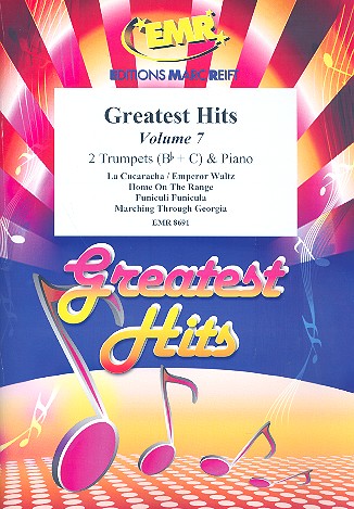 Greatest Hits vol.7: for 2 trumpets and piano (percussion ad lib) score and parts