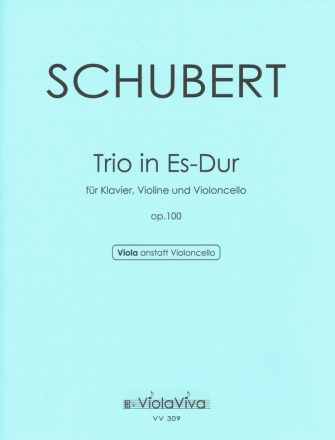 Trio Es-Dur op.100 fr Violine, Violoncello und Klavier Viola-Stimme statt Violoncello