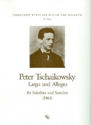 Largo und Allegro fr Flte und Streicher Partitur