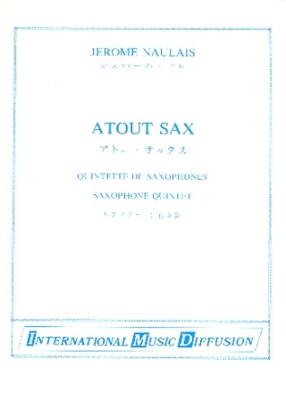 Atout Sax for 5 saxophones (SATTBar) score and parts