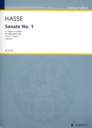 Sonate No. 1 G-Dur fr Flte und Gitarre Partitur und Stimme