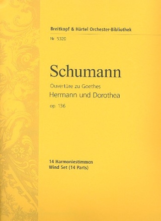 Ouvertre zu Hermann und Dorothea op.136 fr Orchester Partitur