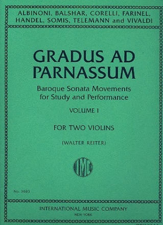 Gradus ad parnassum vol.1 for 2 violins score