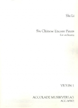 6 Chinese Encore Pieces fr Orchester Stimmensatz