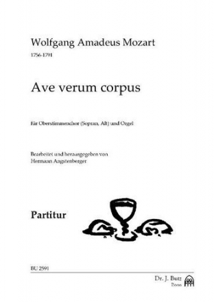 Ave verum corpus fr Frauenchor und Orgel Partitur